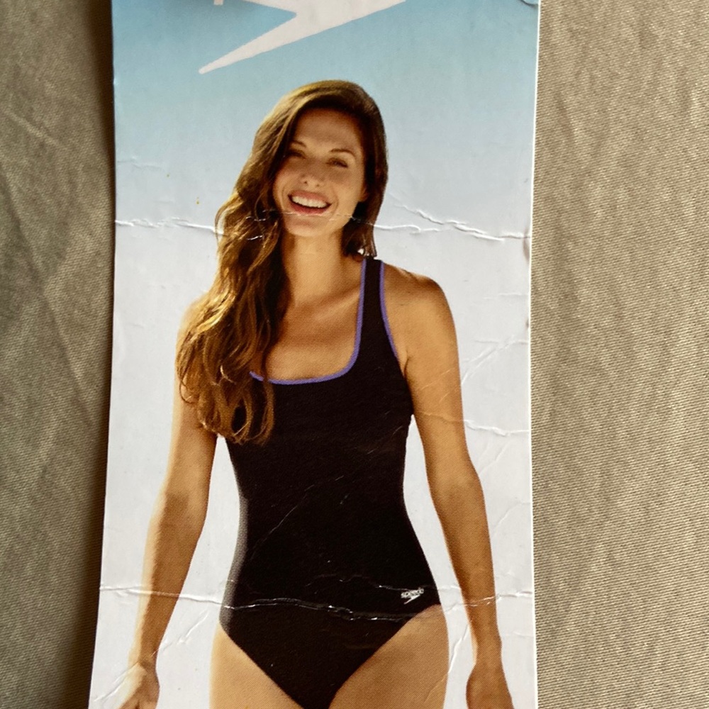 Speedo One Piece for swimming Black size 6 Brand New with tags